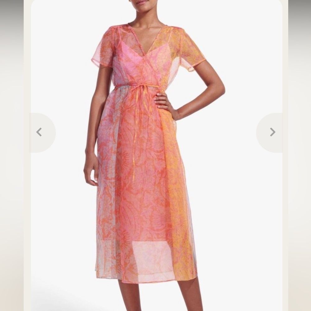 STAUD Filippa Illusion Dress